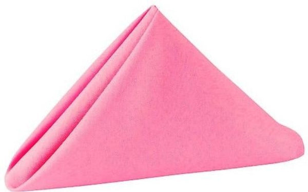Polyester Pink Napkins 10 Pack