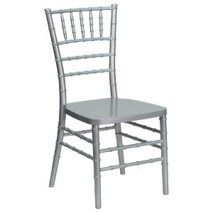 Gently Used 4 Pack Silver Chiavari Chair