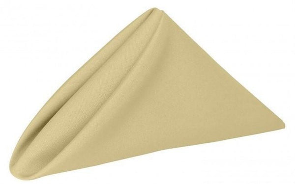 Polyester Tan Napkins 10 Pack