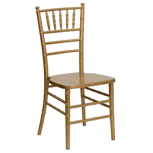 Gently Used 4 Pack Gold Chiavari Chair