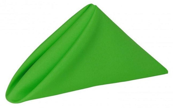 Polyester Kelly Green Napkins 10 Pack