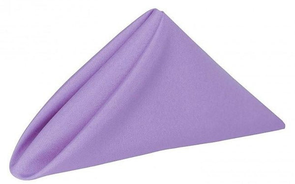 Polyester Lilac Napkins 10 Pack