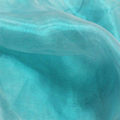 Teal Square Organza Linen (Multiple Sizes)