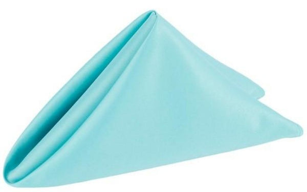 Polyester Turquoise Napkins 10 Pack